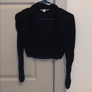 Black Long sleeve (3/4 sleeve) shrug